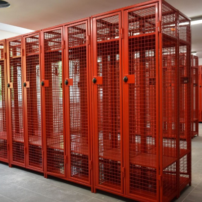 Lockers for the School and Training Centre of the Fire and Rescue Service of the Czech Republic in Zbiroh